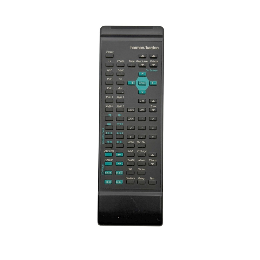Vintage Harman Kardon AVR 30 Wireless Audio Video Receiver Remote Control Black